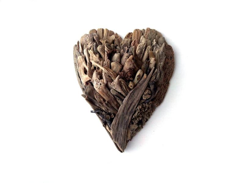 Driftwood heart created by DriftwoodFish
